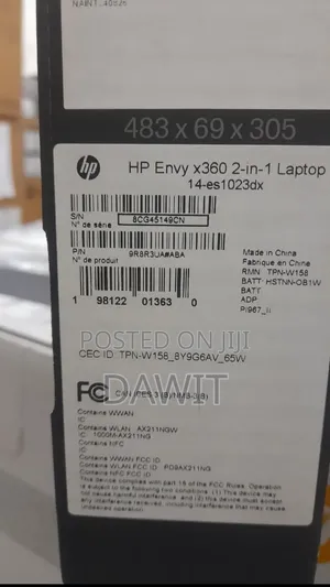 New Laptop HP Envy x360 16GB Intel Core i7 SSD 512GB