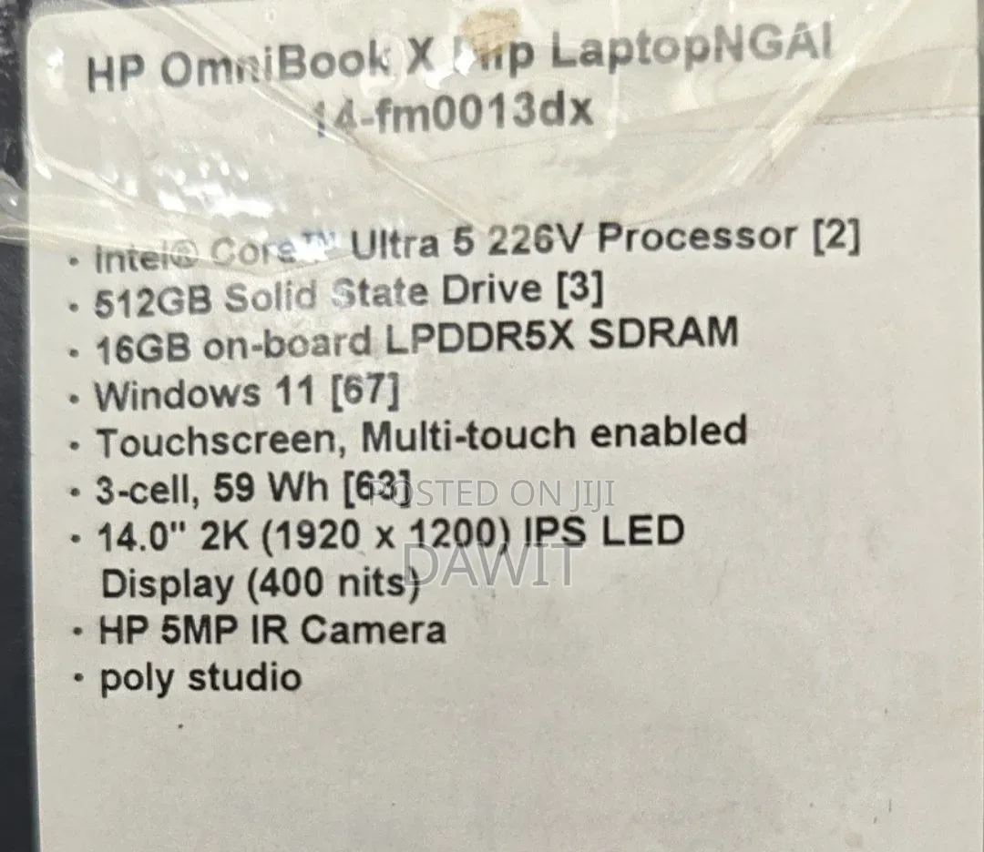 New Laptop HP Envy x360 16GB Intel Core i7 SSD 512GB