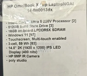 New Laptop HP Envy x360 16GB Intel Core i7 SSD 512GB