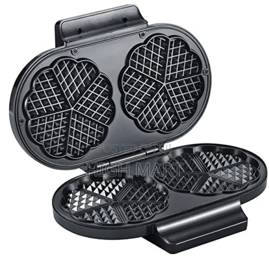Saachi Heart Shape Double Waffle Maker