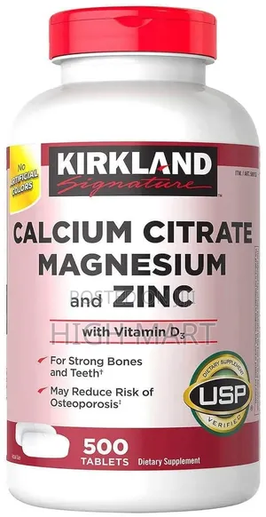 Calcium Citrate Magnesium and Zinc