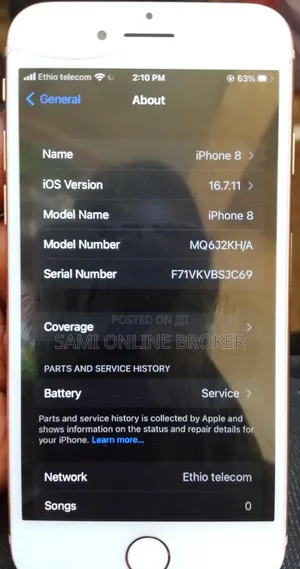 Apple iPhone 8 64 GB Bronze