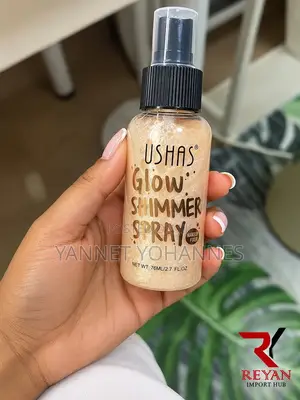 USHAS Glow Shimmer Spray 76ml – Body Face Glow