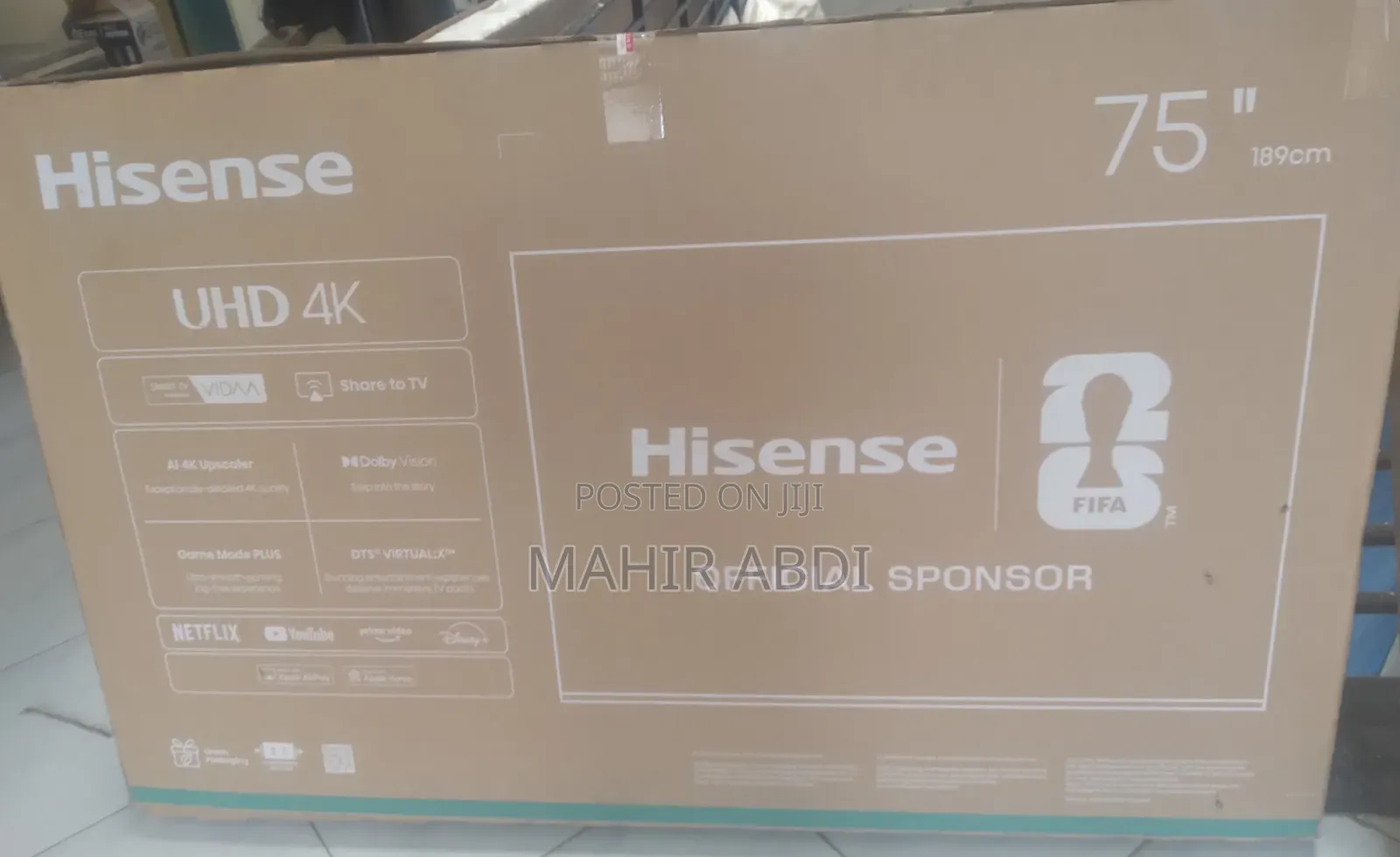 Hisense 75 Inch SMART TV
