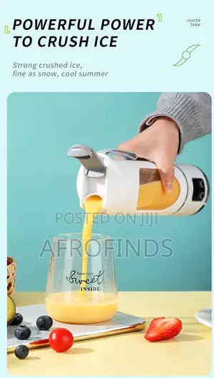 Portable Juicer Blender – Fresh Juice Anywhere!