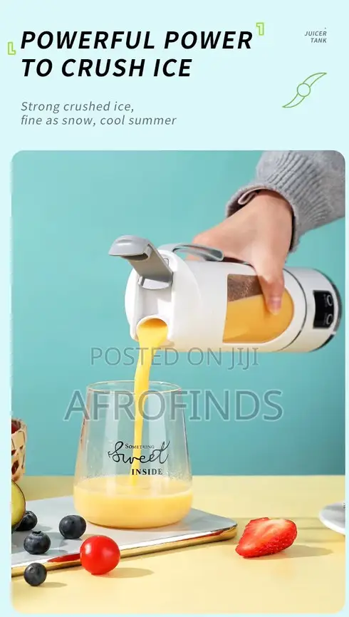 Portable Juicer Blender – Fresh Juice Anywhere!