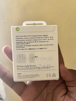 Apple Dual USB-C Port 35W Compact Power Adapter