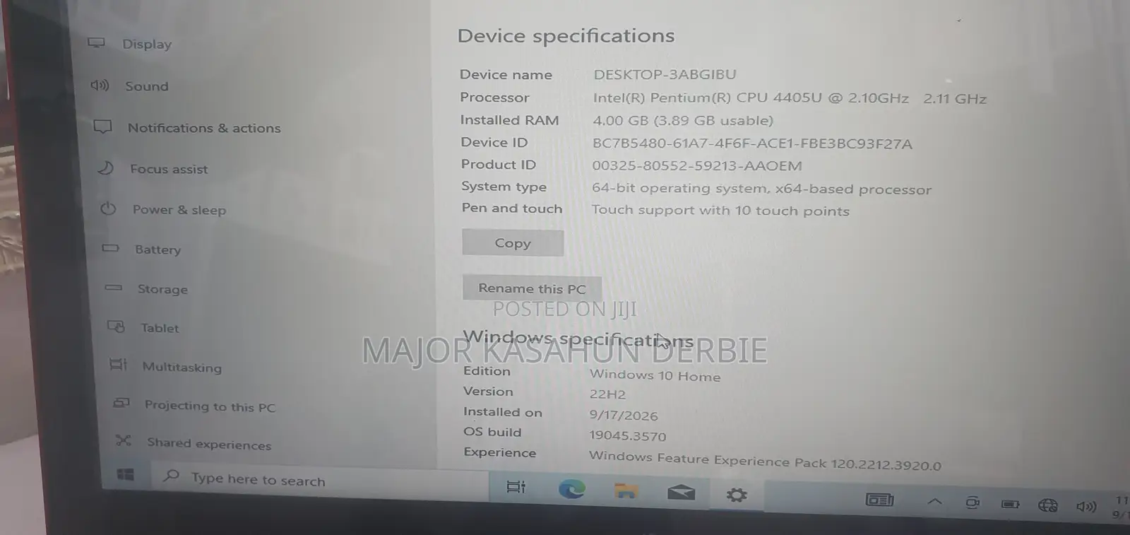 Laptop HP Pavilion x360 15t 4GB Intel Pentium SSD 1T