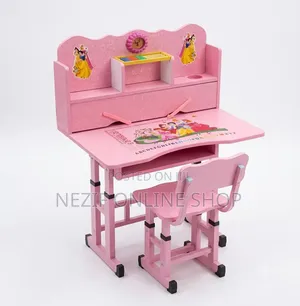 Children's Study Table and Chair,