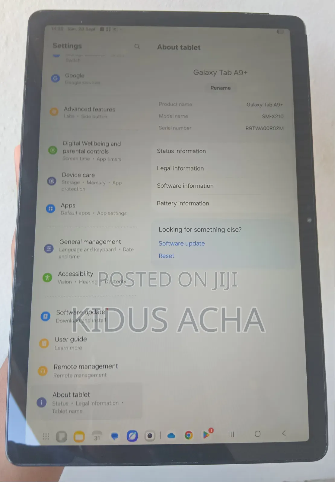 Samsung Galaxy Tab A9+ 64 GB Silver