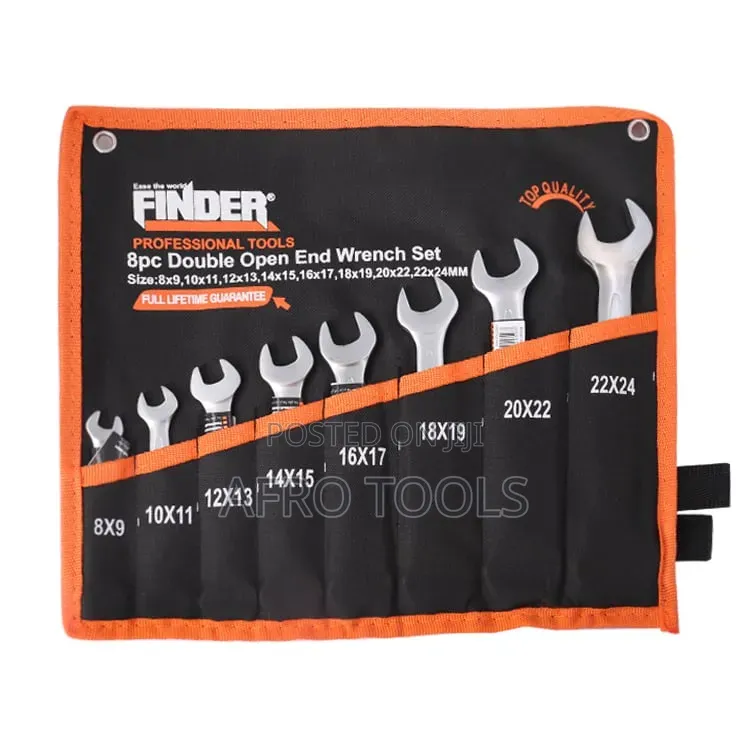 ፊንደር 10 ፍሬ የብረት ካሊቺያ / ማ (Finder 10-Piece Double Open End Wrench