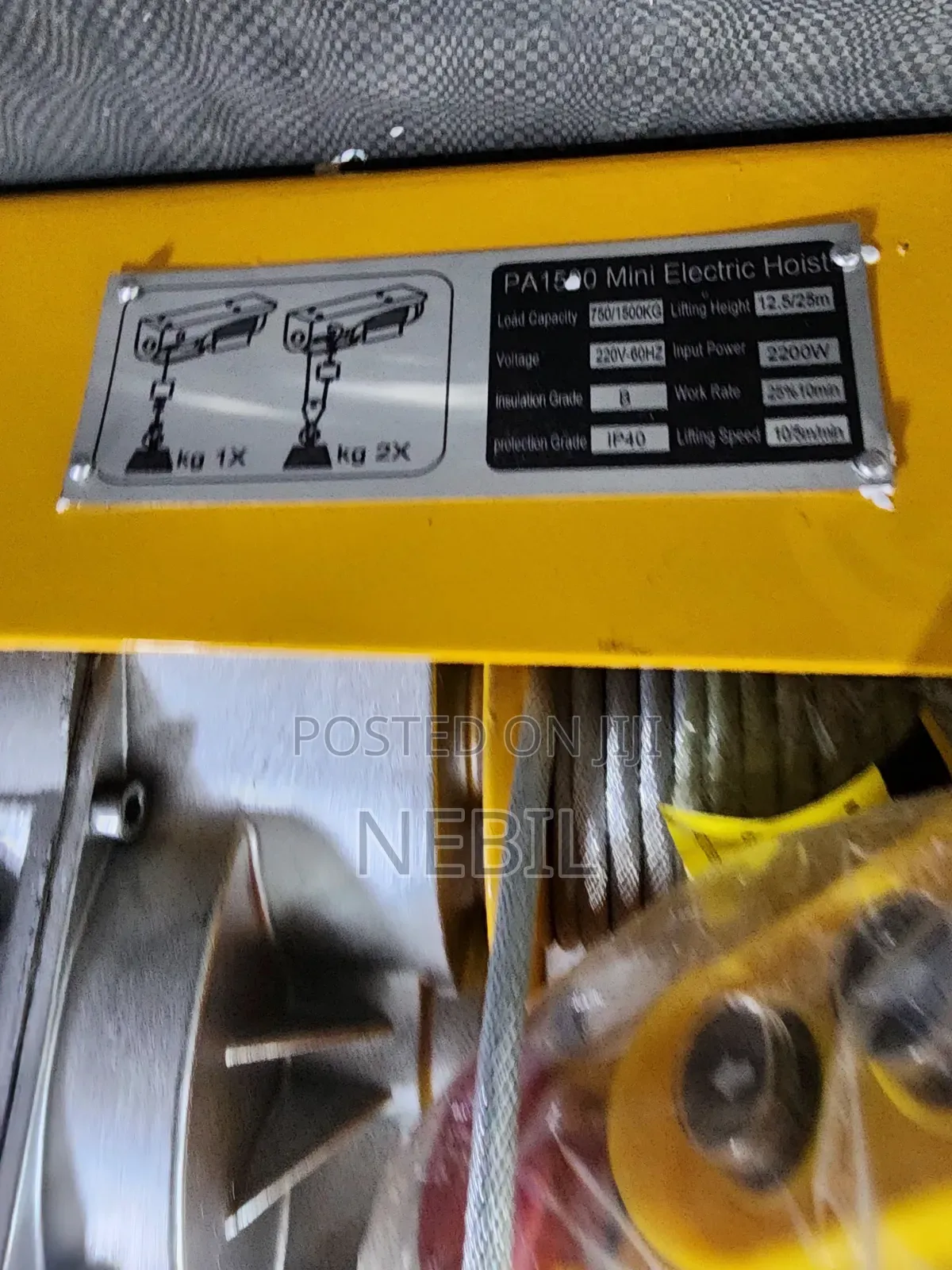 Electric Hoist 2000kg