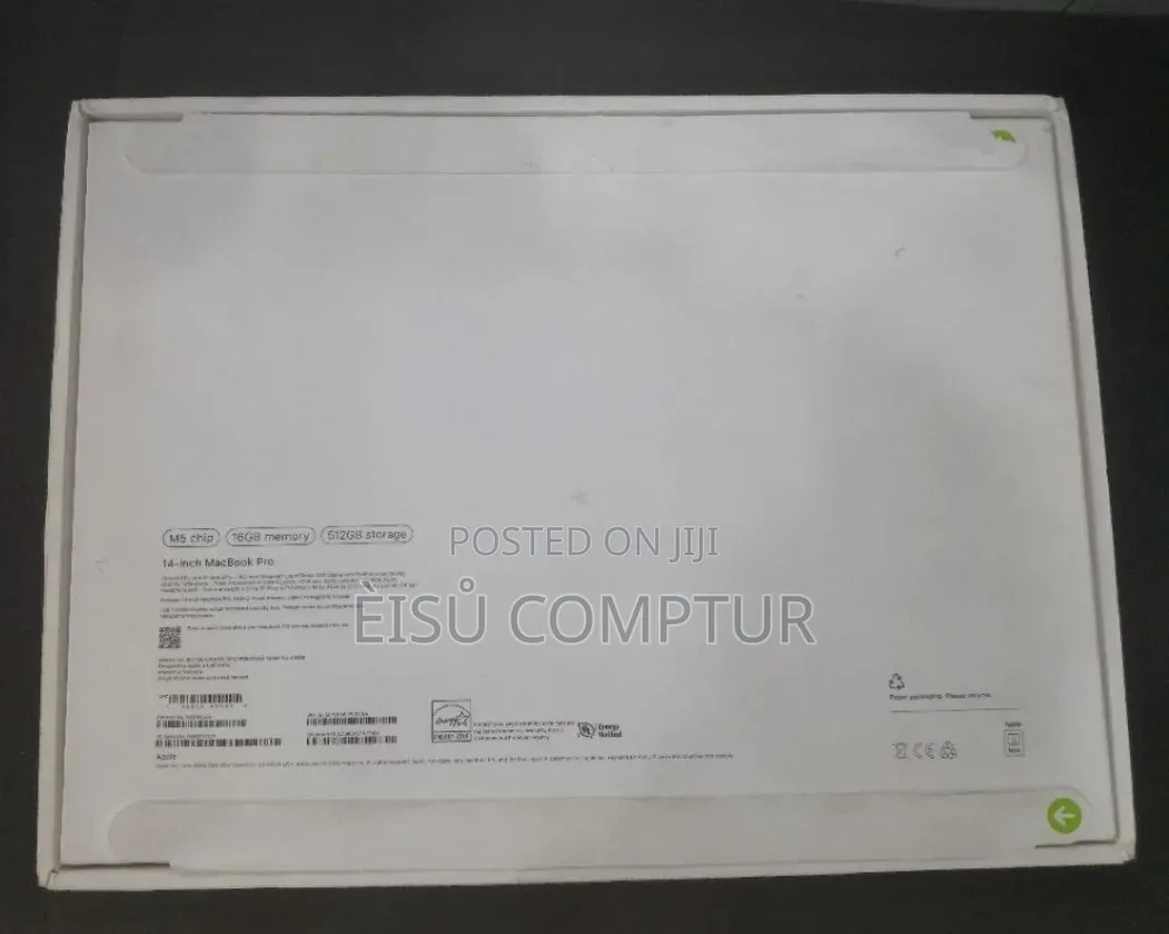 New Laptop Apple MacBook Pro 2025 M5 16GB Apple M5 Pro SSD 512GB