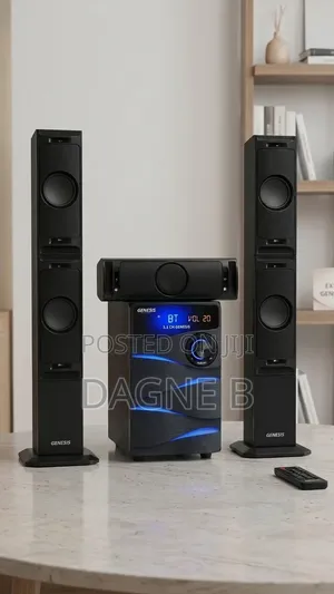 Genesis 3.1ch Multimedia Speaker ለቤቶ ልዩ ድምቀት የሚሆን ፅድት ያለ ስፒከር