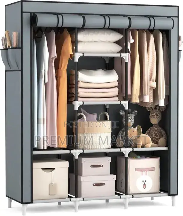 Clothe Organizer Storage ተገጣጣማ ቦታን ቆጣቢ የስብስ መዱርደሪያ