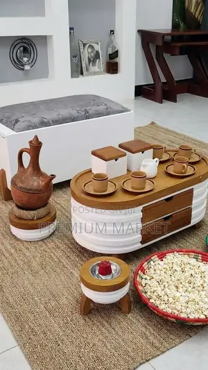 Rekebot Elegant Design በጣም ዘመናዊ ረከቦት ሴት መቀመጫ፣ሮኮቦት፣ማጨሻ እና የስኳር እቃ