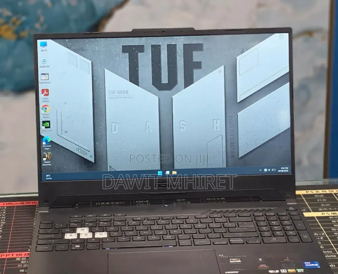 New Laptop Asus TUF Dash F15 16GB Intel Core i7 SSD 512GB