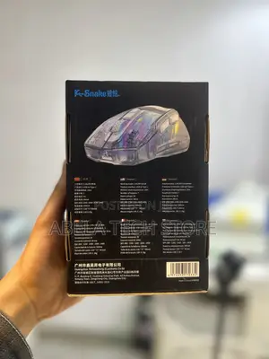 K-Snake Wireless Gaming Mouse | 12,000 DPI | RGB | 7 Buttons