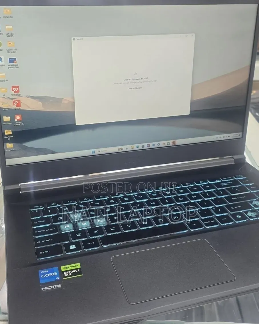 New Laptop MSI 16GB Intel Core i5 SSD 1T