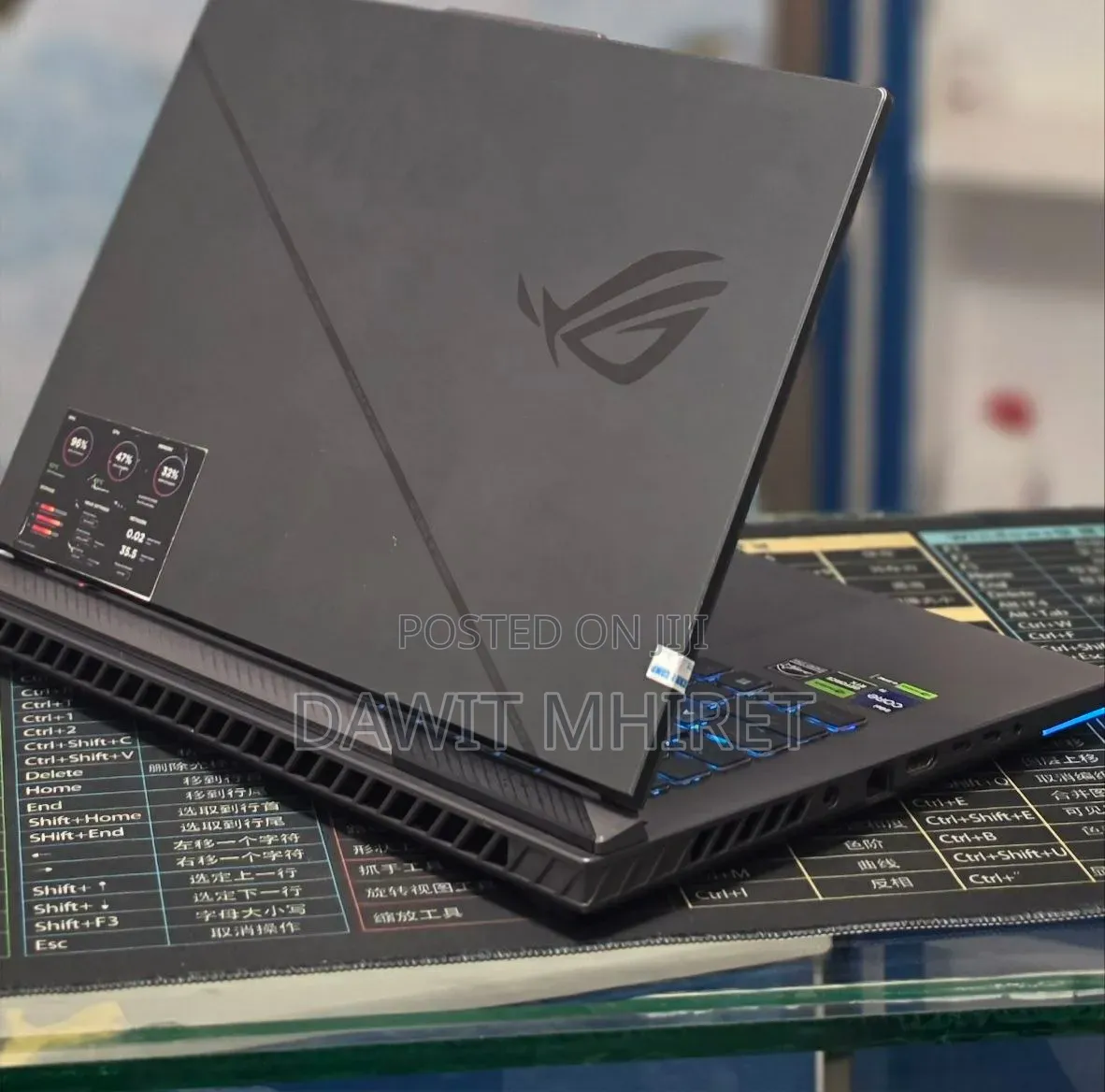 New Laptop Asus ROG Strix G16 G614 16GB Intel Core i9 SSD 1T