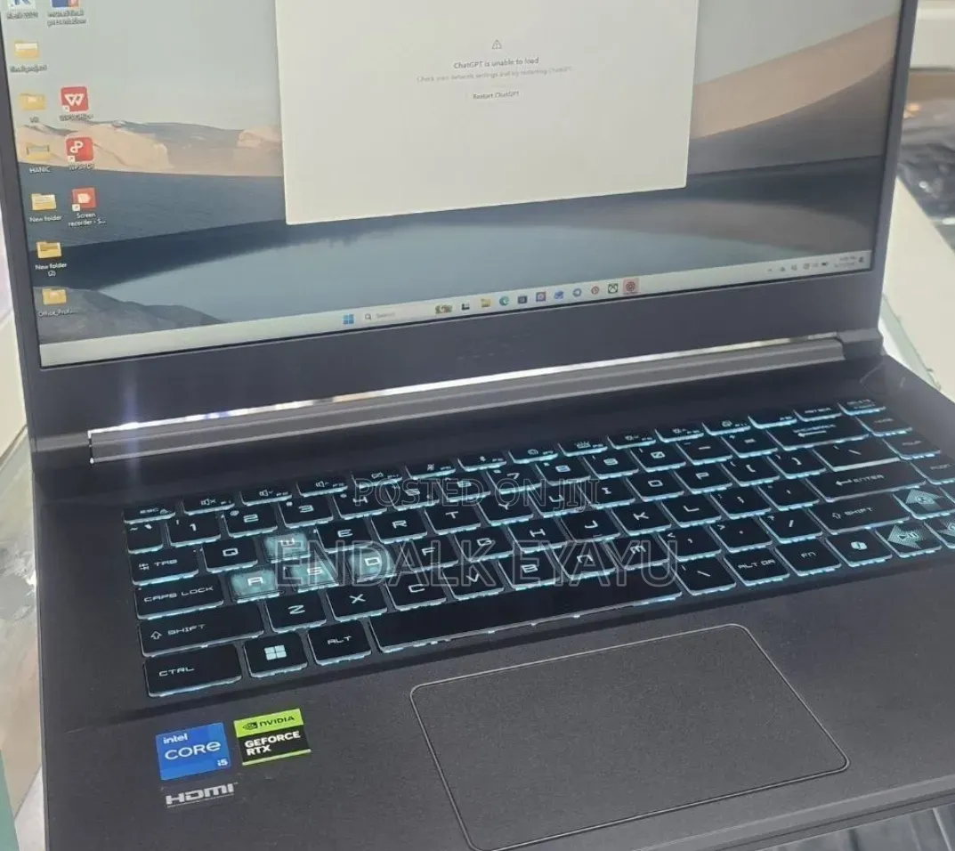 New Laptop MSI GF75 Thin 16GB Intel Core i5 SSD 1T
