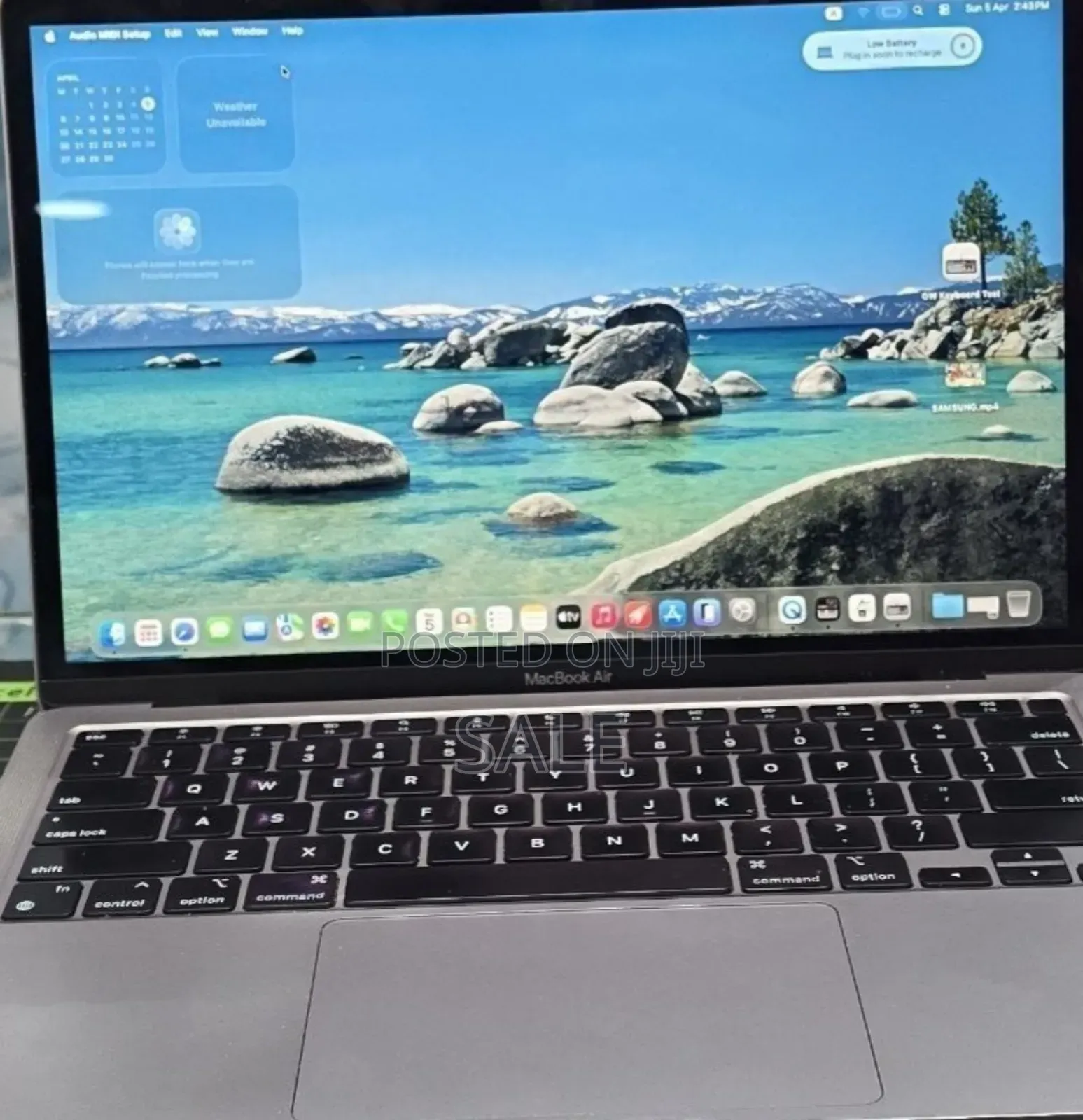 New Laptop Apple MacBook Air 2020 M1 8GB Apple M1 SSD 256GB