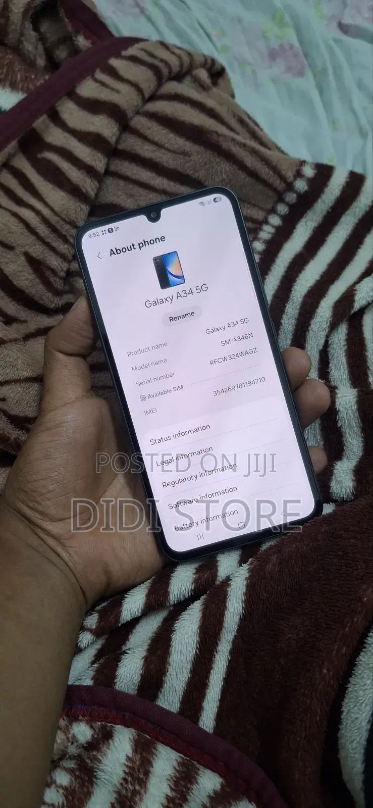 Samsung Galaxy A34 5G 128 GB Black