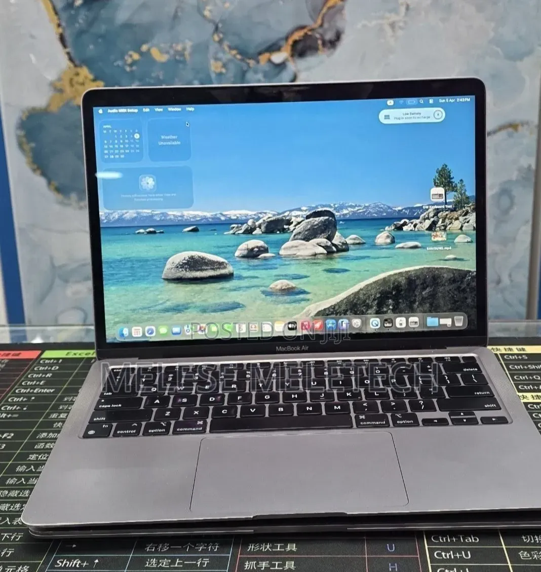 New Laptop Apple MacBook Air 2020 M1 8GB Apple M1 SSD 256GB