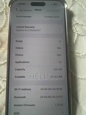 New Apple iPhone 17 Pro Max 256 GB Gray