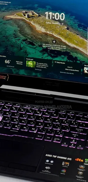 New Laptop Asus TUF Gaming A15 8GB Intel Core i5 SSD 512GB
