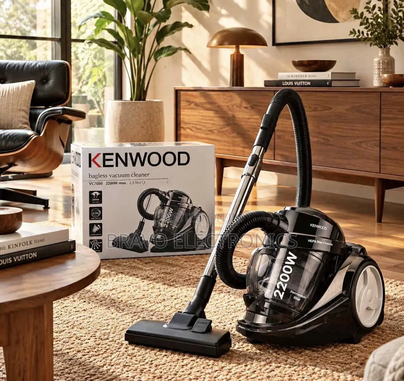 Kenwood VC7050 Is a 2200-Watt Bagless Canister Vacuum Cleaner