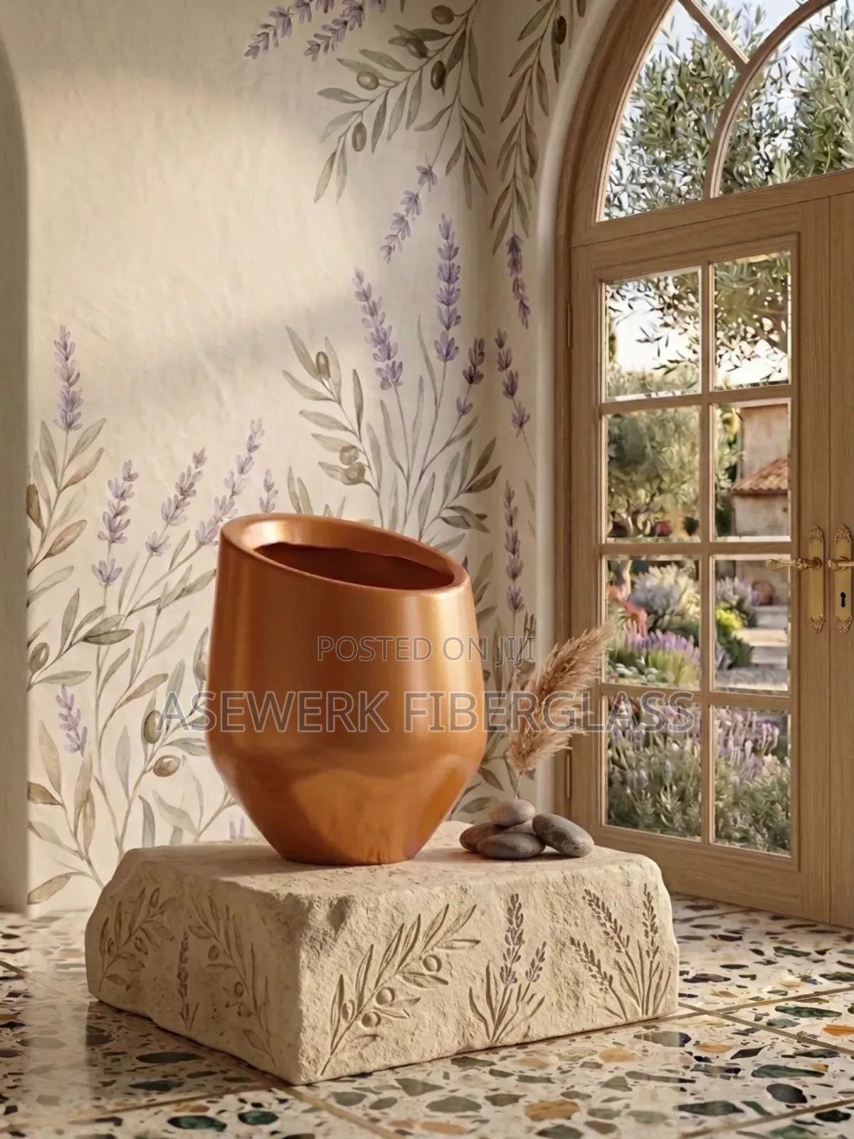 Fiberglass Flower Pot,asewerk