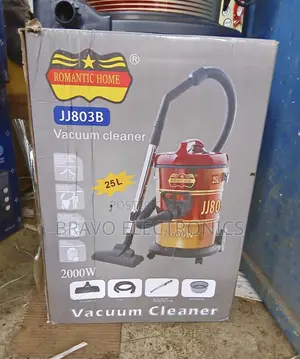 Romantic Home JJ803B 25L 2000W Canister Drum Vacuum Cleaner