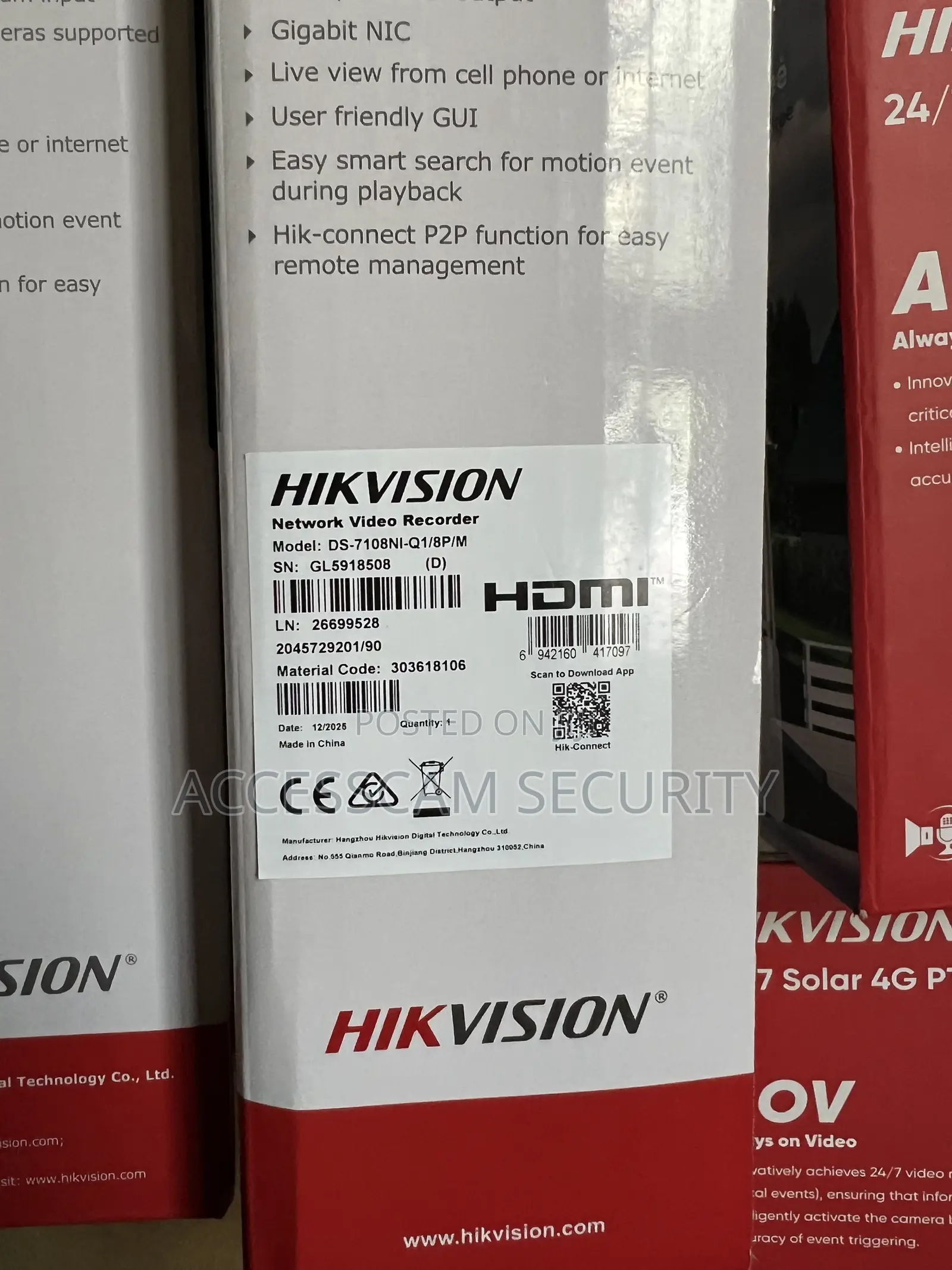 Hikvision 8channel NVR