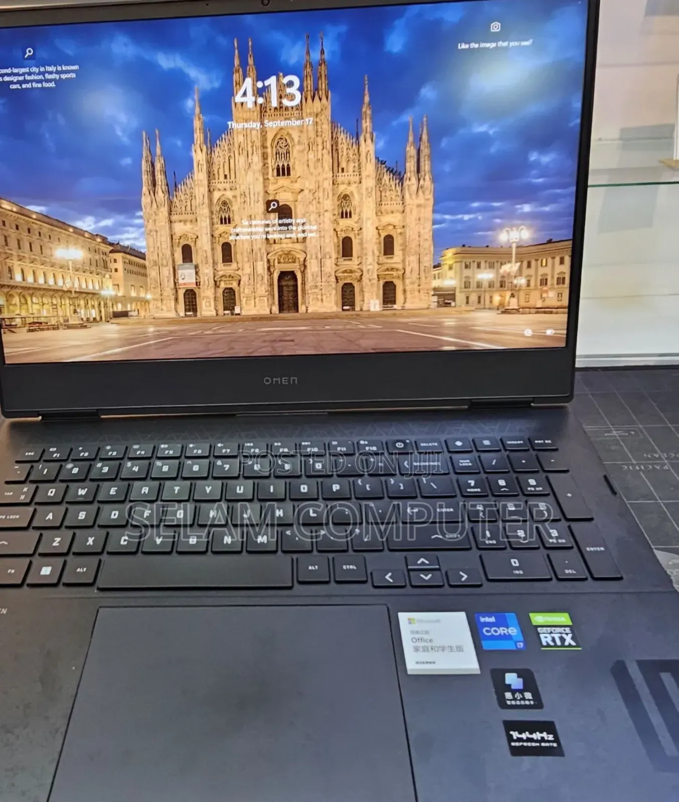 New Laptop HP Omen 15 16GB Intel Core i7 SSD 512GB