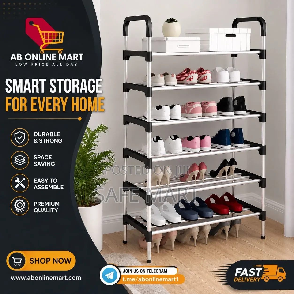 6 Layer Shoe Rack