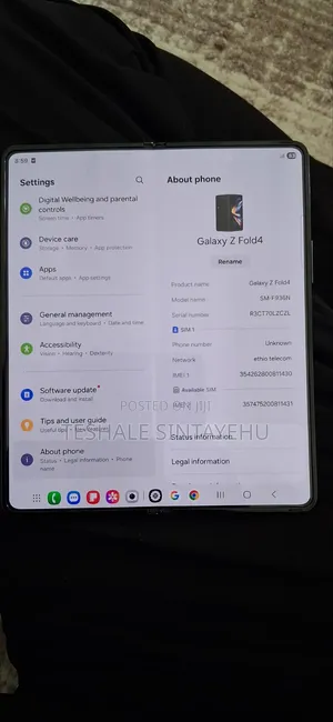 Samsung Galaxy Z Fold4 512 GB Silver