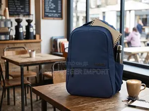 Premium Blue Commuter Backpack for Work and Travel