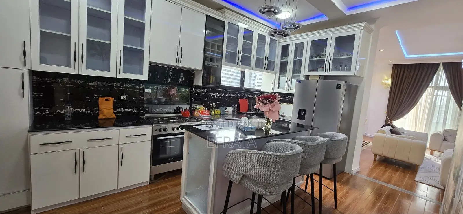 Furnished 3bdrm Apartment in Bole for rent