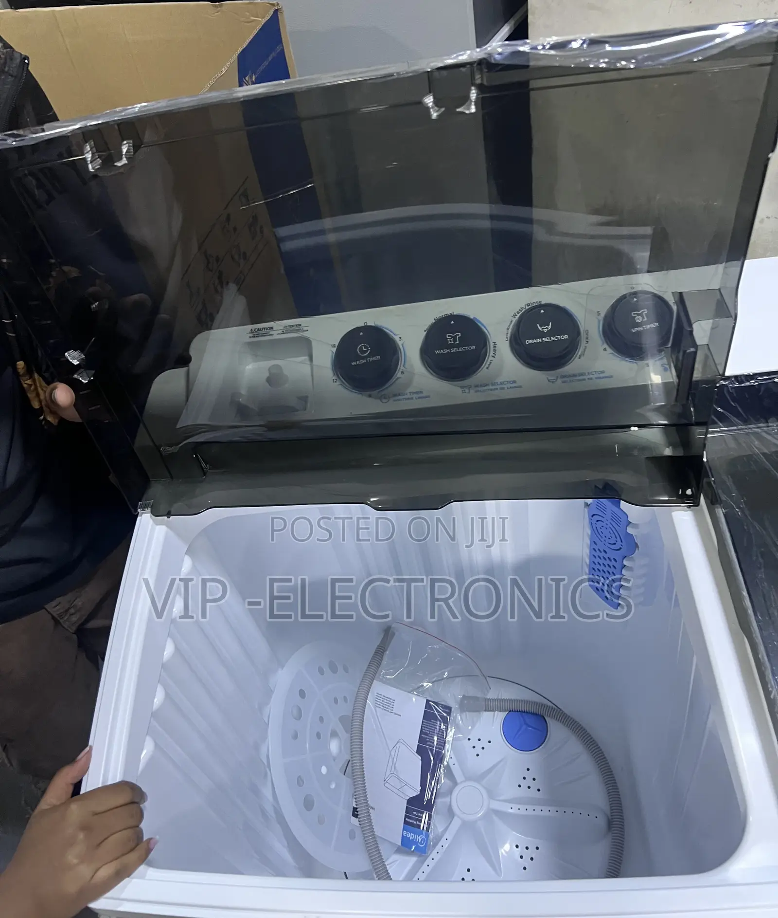 MIDEA Washing Machine 18KG– Double-Layer Durable Body | Original ማጠቢያ