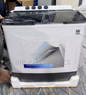 MIDEA Washing Machine 18KG– Double-Layer Durable Body | Original ማጠቢያ
