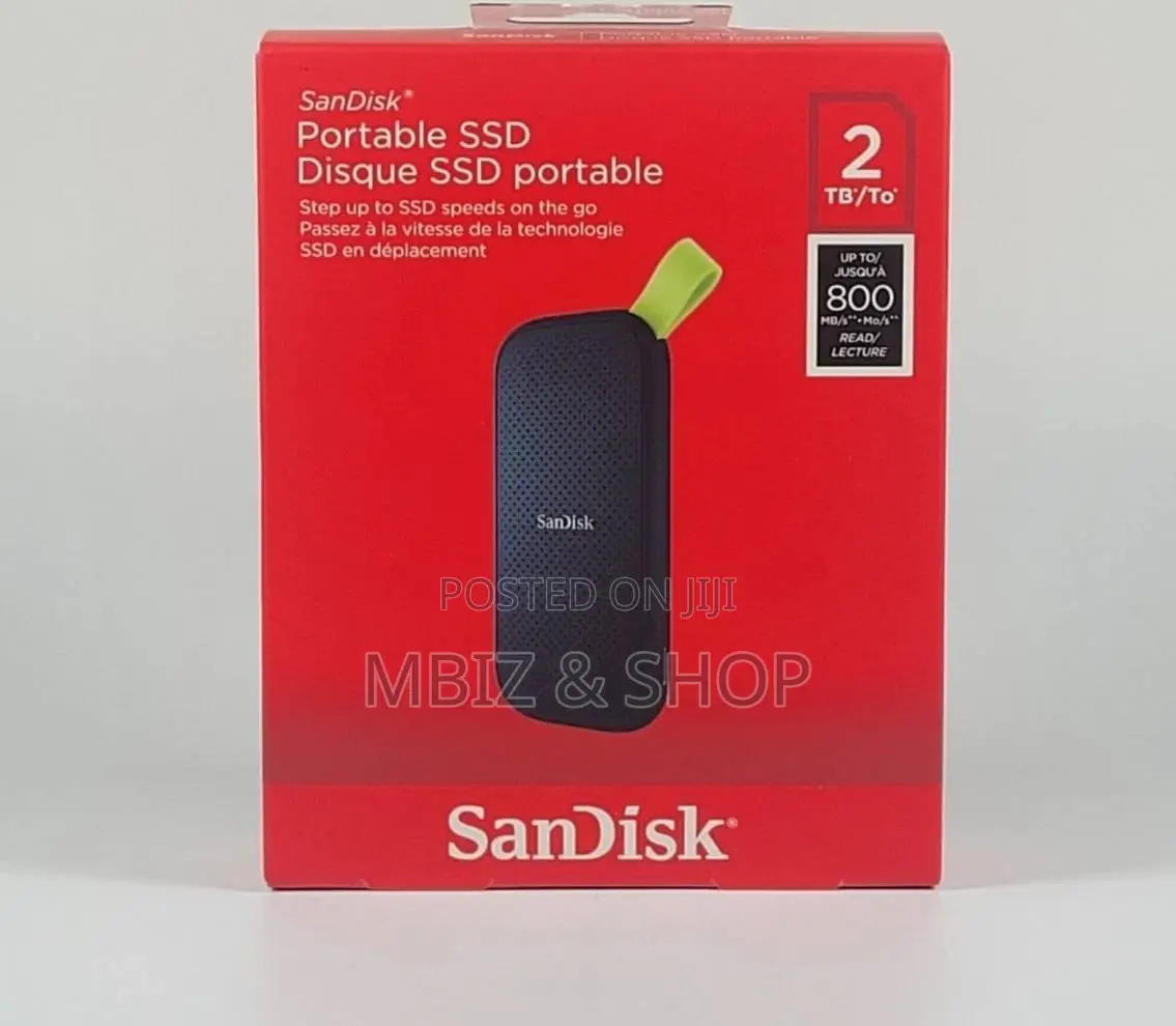 SanDisk 2 TB Harddisk SSD