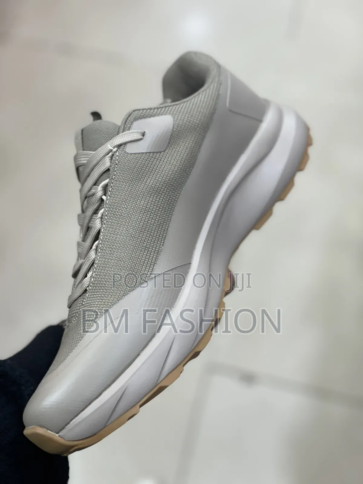 Mesh Athletic Light Gray Sneakers
