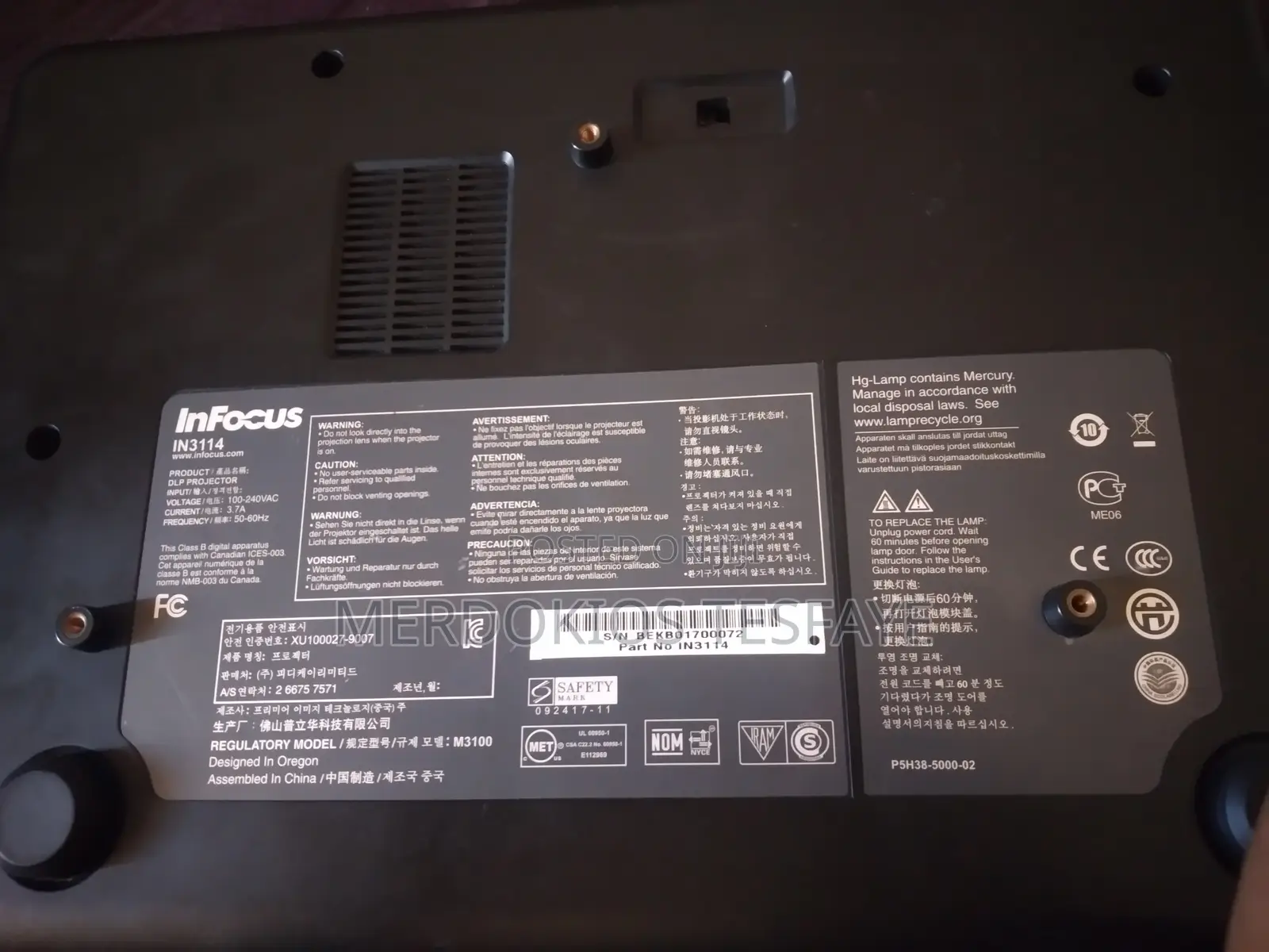 In Focus Projector