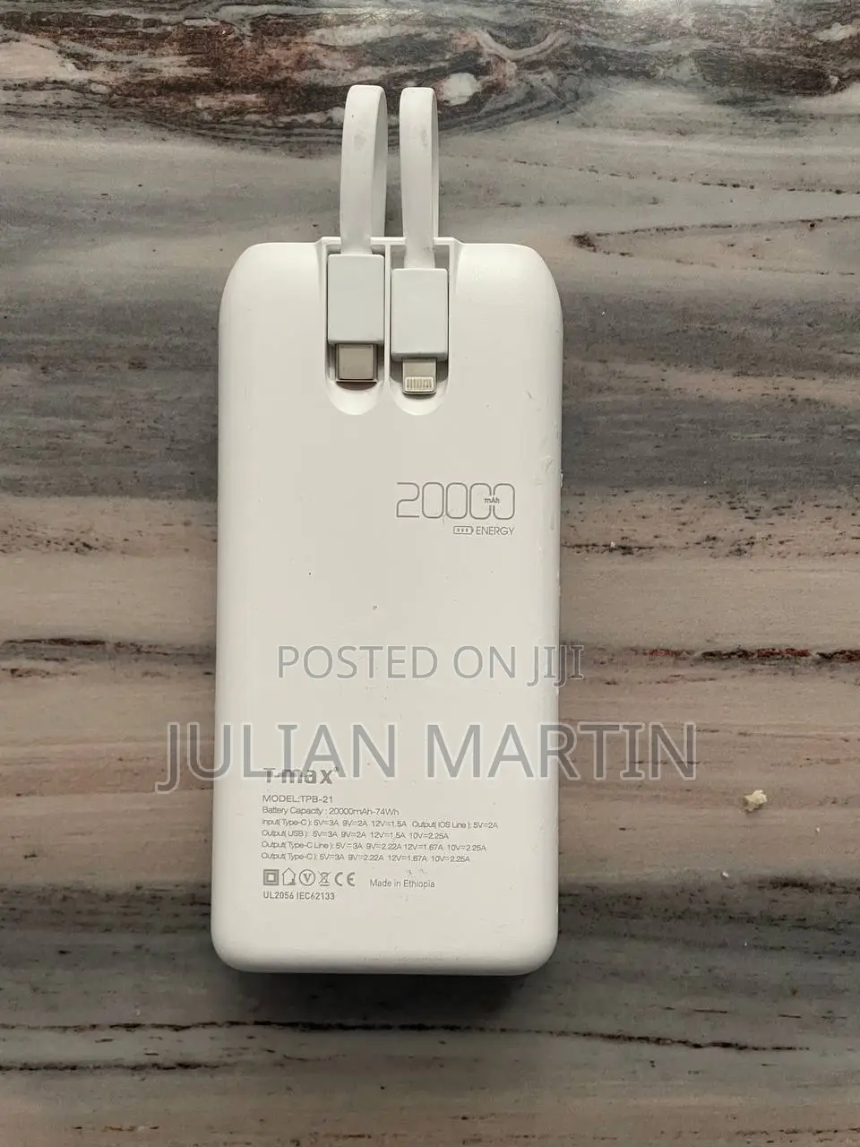 TMax - 20,000Mah Power Bank