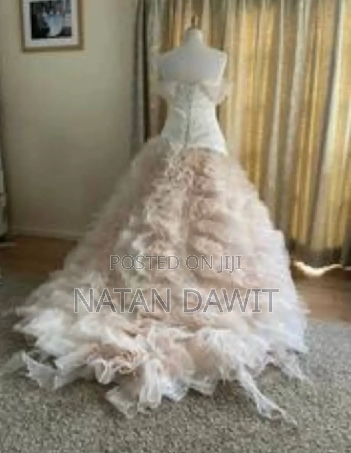Title and Disruption Elegant Ballgown Wedding Dress