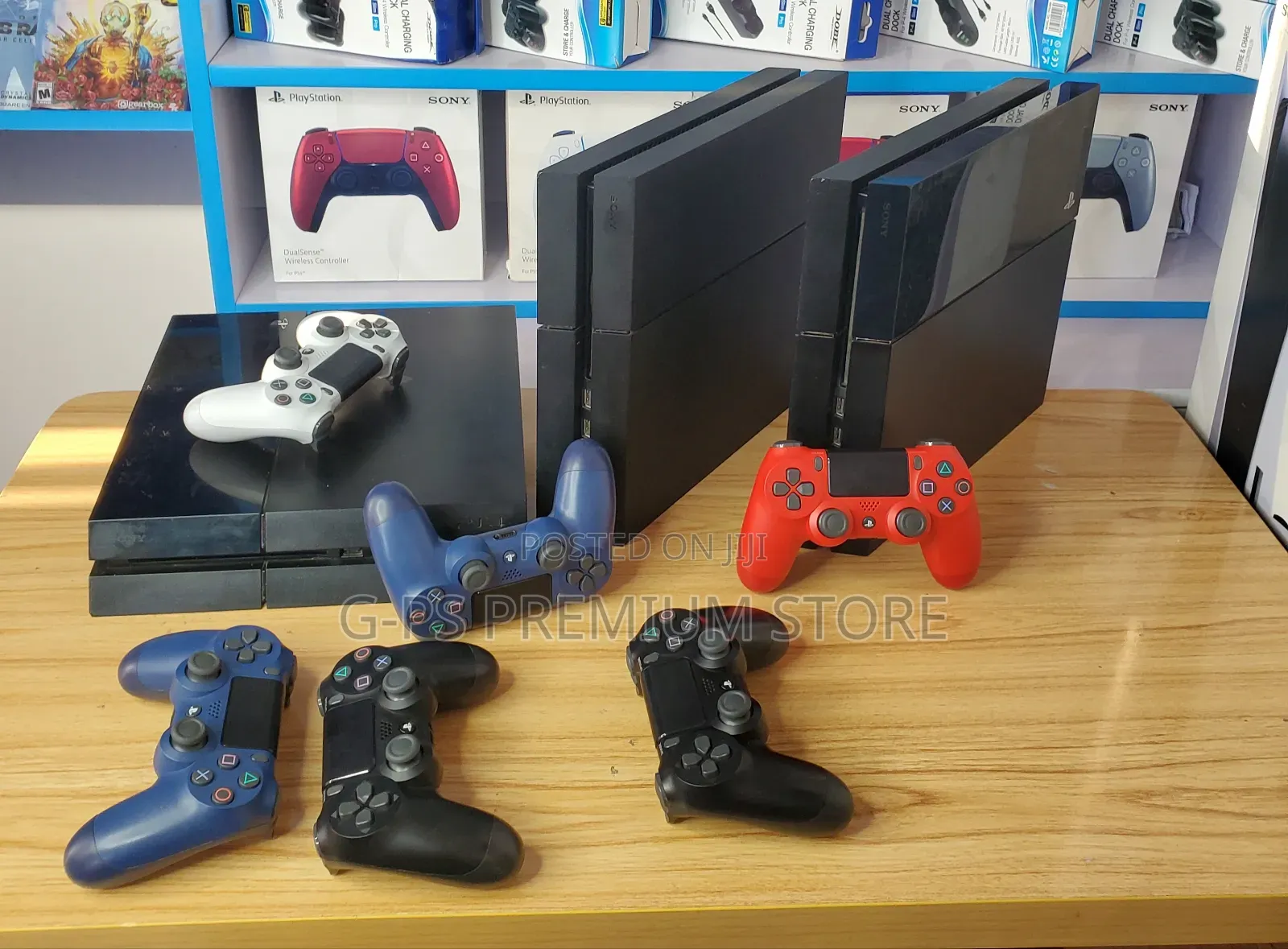PS4 Fat Jailbreak (ጄልብሬክ) 10 ጌሞች 2 Original Joystick ያልተፈታ Dubai Used