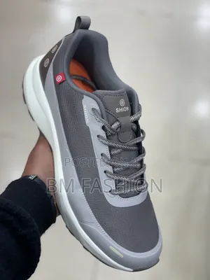 Athletic Lifestyle "SHION" Sneakers Gray and Dark Gray