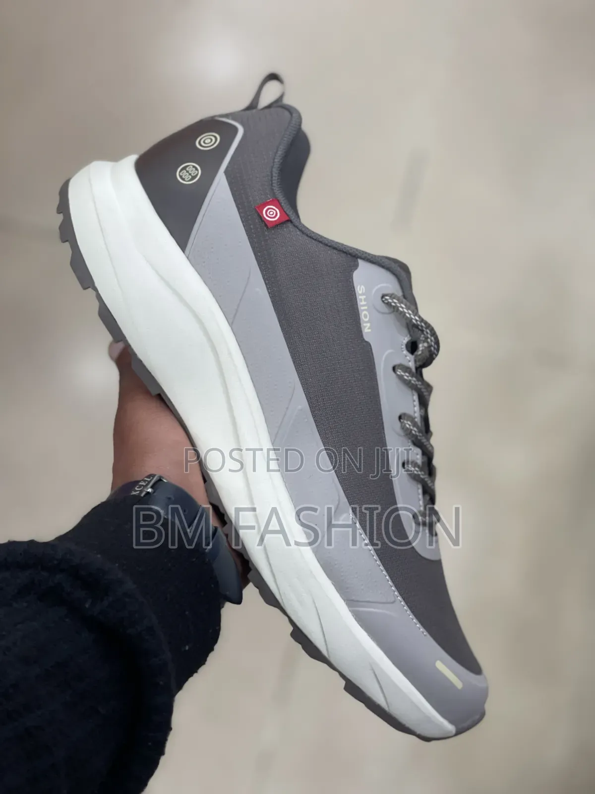 Athletic Lifestyle "SHION" Sneakers Gray and Dark Gray
