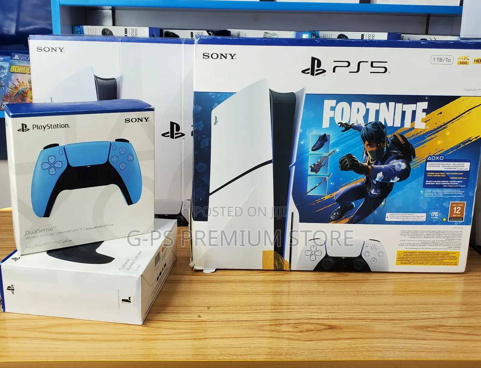 PS5 Slim New | FC 27 + 5 ጌሞች | ከነ ሙሉ አክሰሰሪው Packed ያልተከፈተ አዲስ ሻካራው